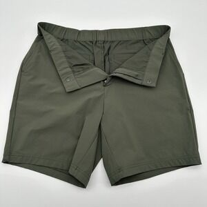 Bearbottom Tour Shorts Mens M Green 7'' Performance Golf Tech Stretch Casual EUC